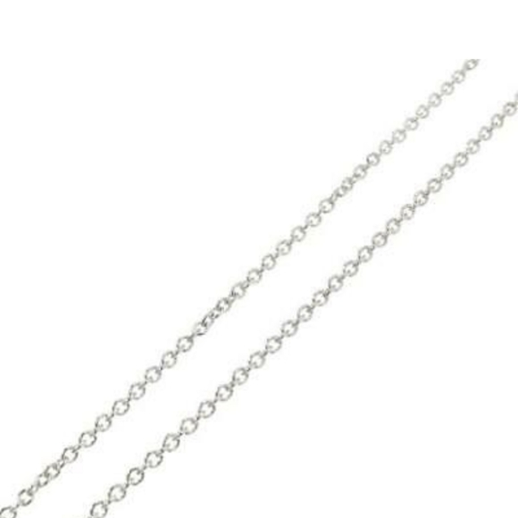 Tiffany & Co. Heart Padlock Lock Necklace 16" Sterling Silver 925 - Picture 5 of 9